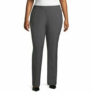 Worthington Womens Perfect Fit Trouser – Plus